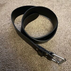 H&M Classic Black Leather Belt